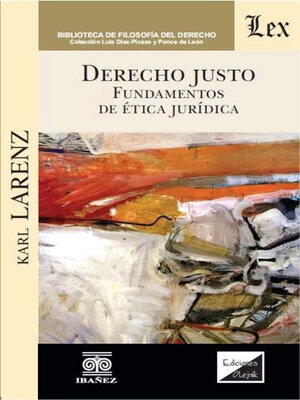 cover image of Derecho justo